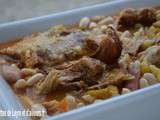 Confit de canard aux haricots, faux cassoulet