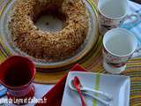 Genoise en couronne pralin-cappuccino