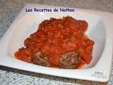 Boulettes sauce tomate