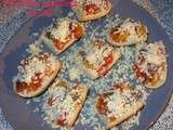 Bruschetta tomates, basilic et anchois