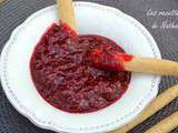 Confiture express de framboises