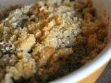 Crumble de chou vert