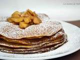 Gâteau de crêpes aux pommes caramélisées