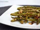 Haricots verts grillés au parmesan