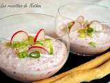 Mousse de radis au fromage blanc