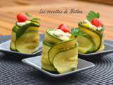 Roulade de courgettes au thon