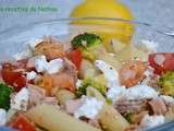 Salade de penne  mer et terre 