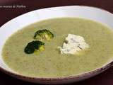 Soupe au brocoli et au bleu d'Auvergne