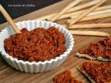 Tapenade muhammara (poivron, noix, jus de grenade) de Delhaize