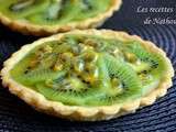 Tartelettes amandine aux kiwis et fruit de la passion