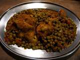 Cari de poulet au petit pois-Recette réunion