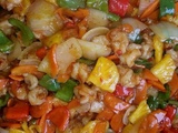 Crevettes sauce aigre-douce réunionnaise