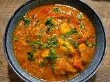 Curry de poulet au lait de coco