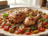 Du vrai poulet basquaise traditionnel