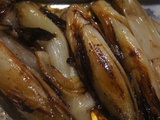 Endives braisées à la poêle caramélisées