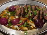 Magret de canard aux litchis-Recette réunion