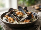Mouclade bretonne au cidre