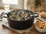 Moules sauce poulette
