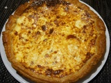 Quiche lorraine traditionnelle aux lardons