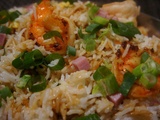 Riz cantonais aux crevettes