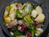 Salade chaude aux pommes de terre et lardons