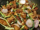 Sauté de poisson aux brèdes