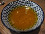 Vinaigrette au gingembre frais