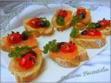 Canapés coccinelles