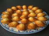 Madeleines à la fleur d oranger