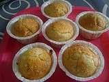 Muffins banane noix de coco