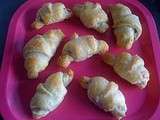 Petits croissants salés