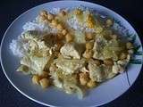 Poulet pois chiche curry