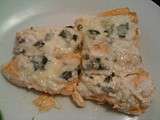 Saumon au roquefort