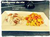 Boulgour de riz aux amandes et ses petits légumes au curry