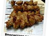 Brochettes de poulet mariné à l’asiatique