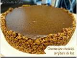 Cheesecake au chocolat et confiture de lait