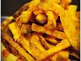 Frites de patate douce au four