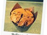 Muffins moelleux banane chocolat