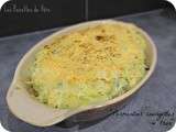 Parmentier de courgettes au thon