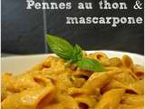 Pennes au thon et mascarpone