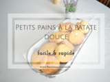 Petits pains vegan à la patate douce