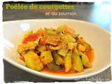 Poêlée de courgettes aux tomates et au saumon #msc