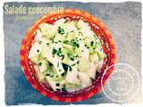 Salade de concombre-pomme