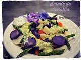 Salade de vitelottes et légumes racines