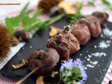 Brochettes de sanglier au barbecue