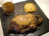 Canard souchet aux pommes et au cidre