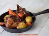 Coq au vin et chocolat