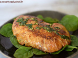 Escalope de foie de lotte poêlé en persillade