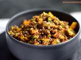 Quinoa rouge au curry