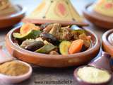 Tajine de veau aux dattes et aux abricots